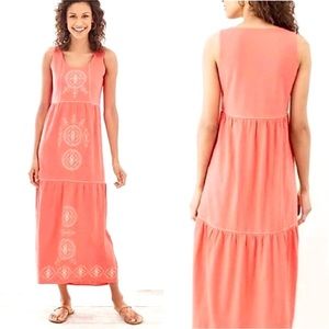 J. Jill Coral Maxi Dress